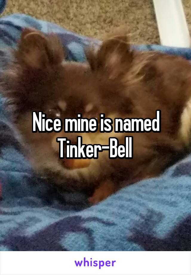 Nice mine is named Tinker-Bell 