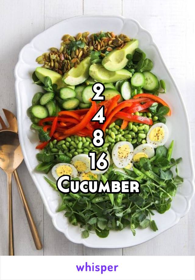 2
4
8
16
Cucumber