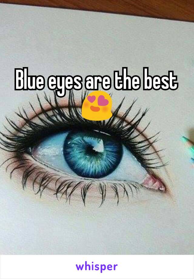 Blue eyes are the best 😍