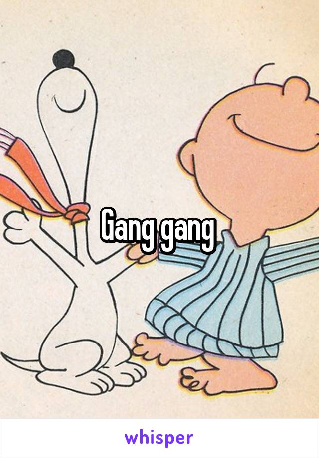Gang gang 