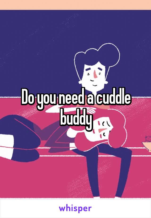 Do you need a cuddle buddy