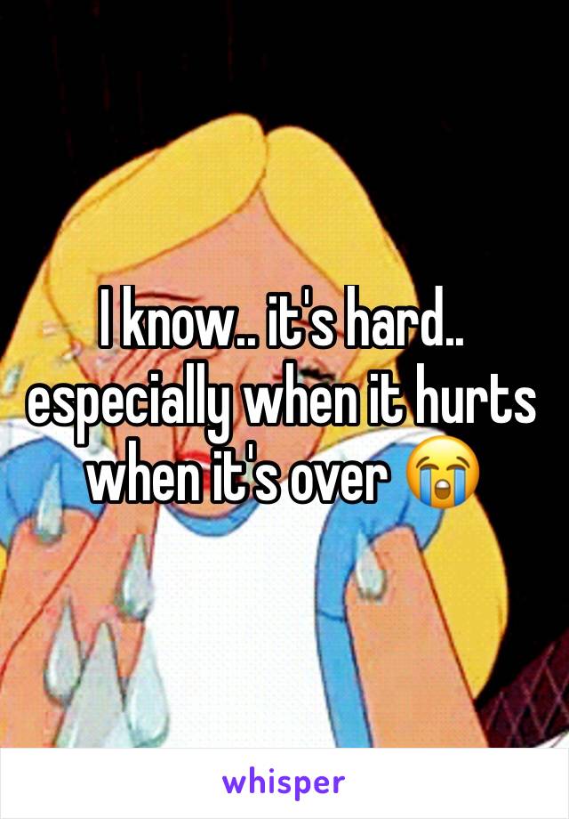 I know.. it's hard.. especially when it hurts when it's over 😭