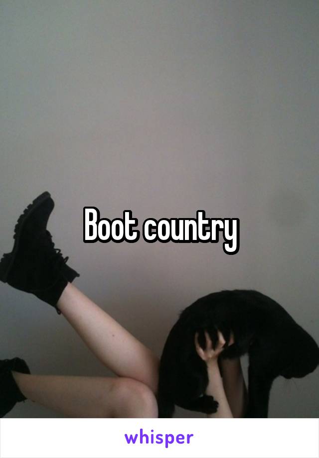 Boot country