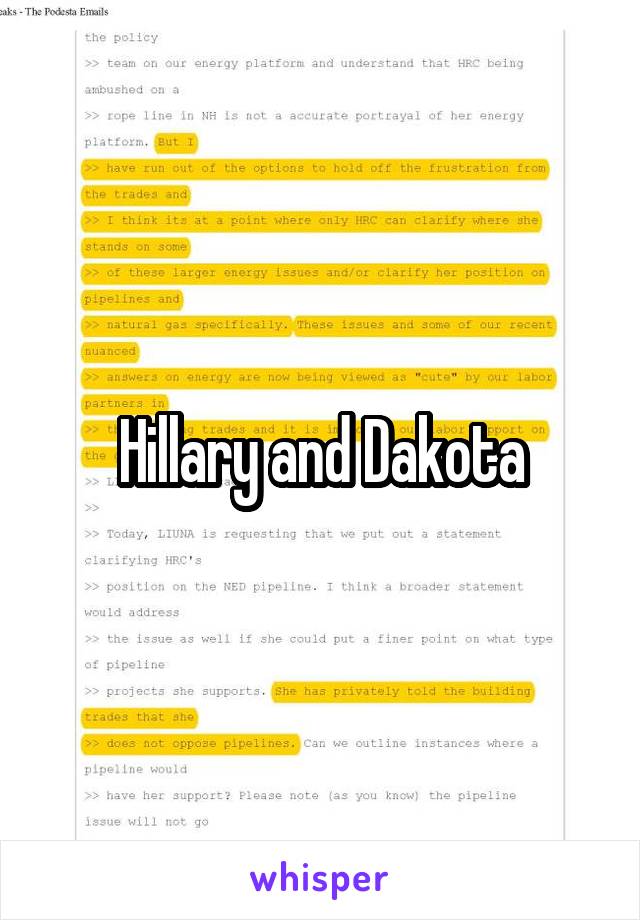 Hillary and Dakota