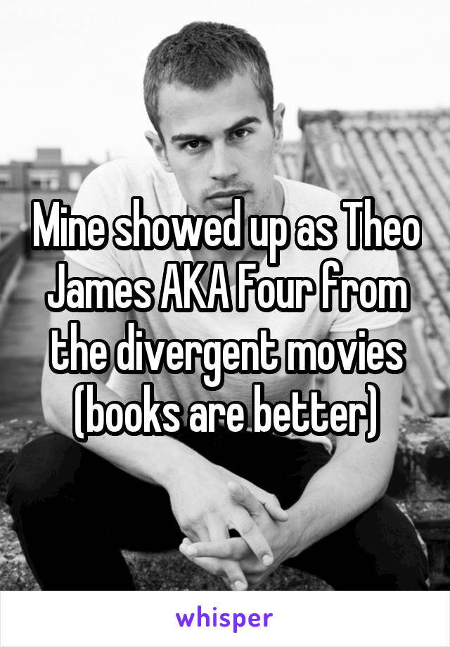 Mine showed up as Theo James AKA Four from the divergent movies (books are better)