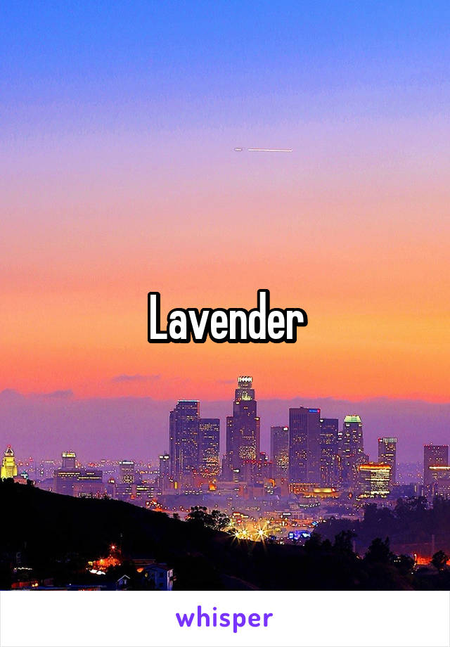 Lavender