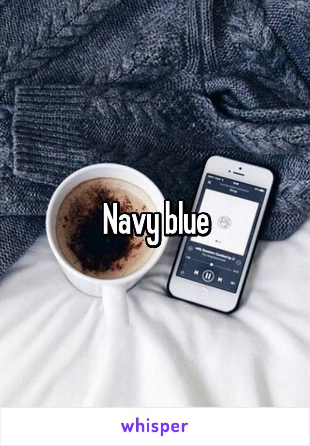 Navy blue