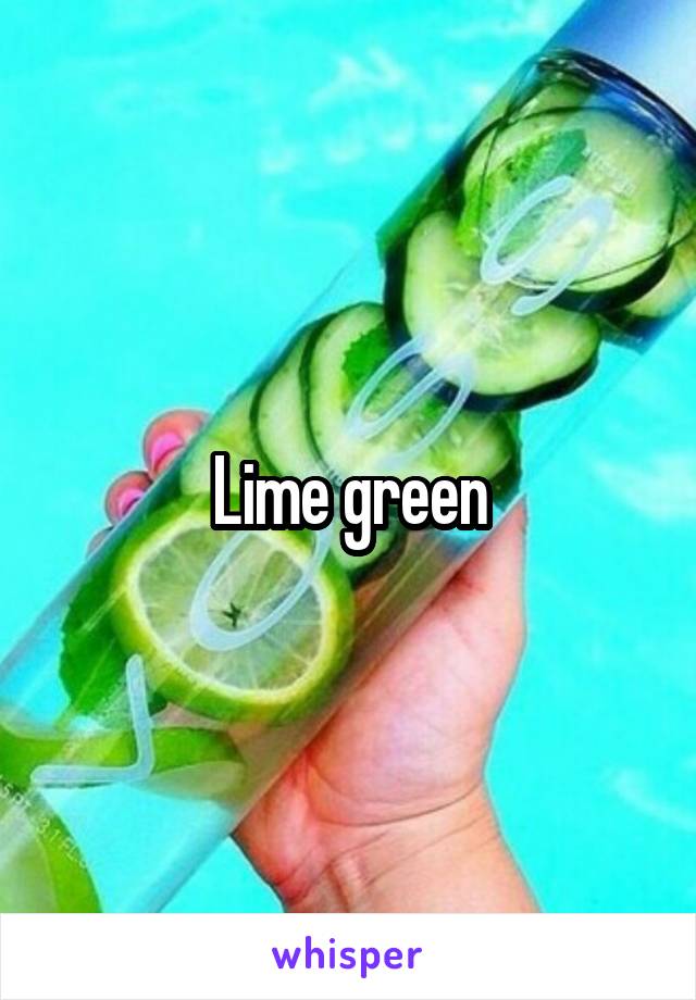 Lime green