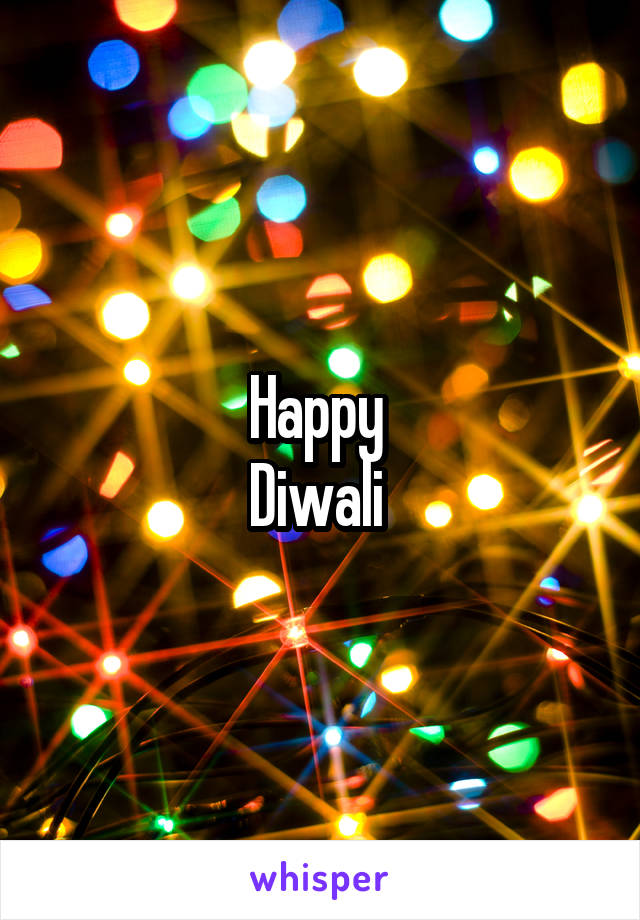 Happy 
Diwali 
