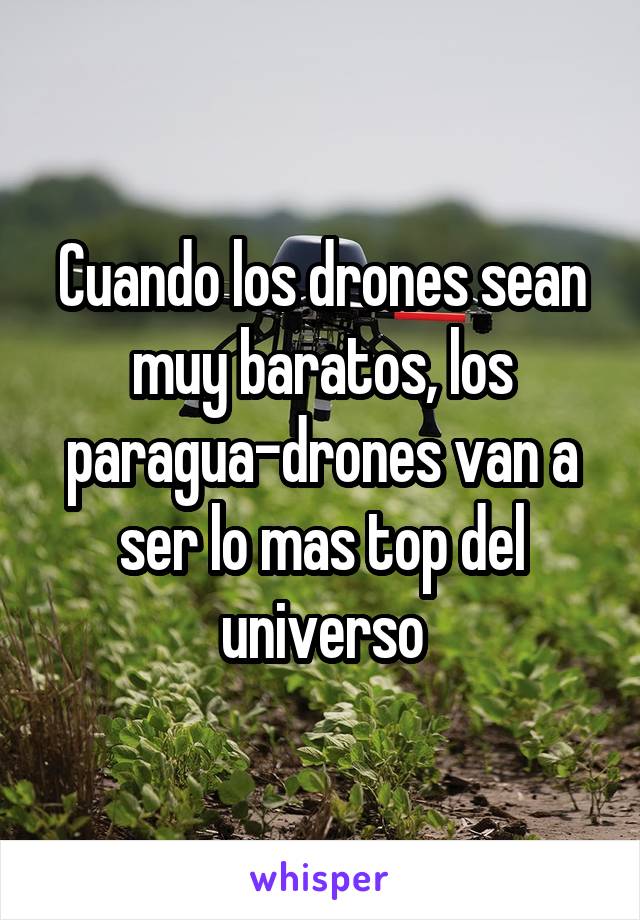 Cuando los drones sean muy baratos, los paragua-drones van a ser lo mas top del universo