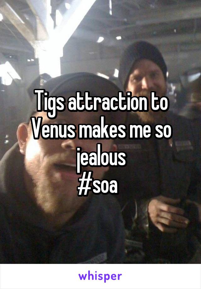 Tigs attraction to Venus makes me so jealous
#soa  