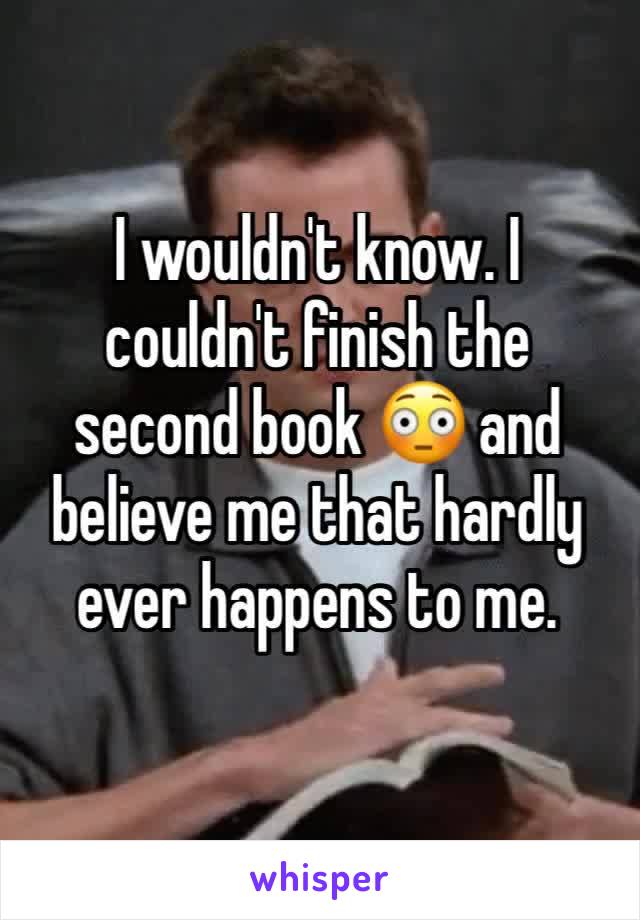 I wouldn't know. I couldn't finish the second book 😳 and believe me that hardly ever happens to me. 