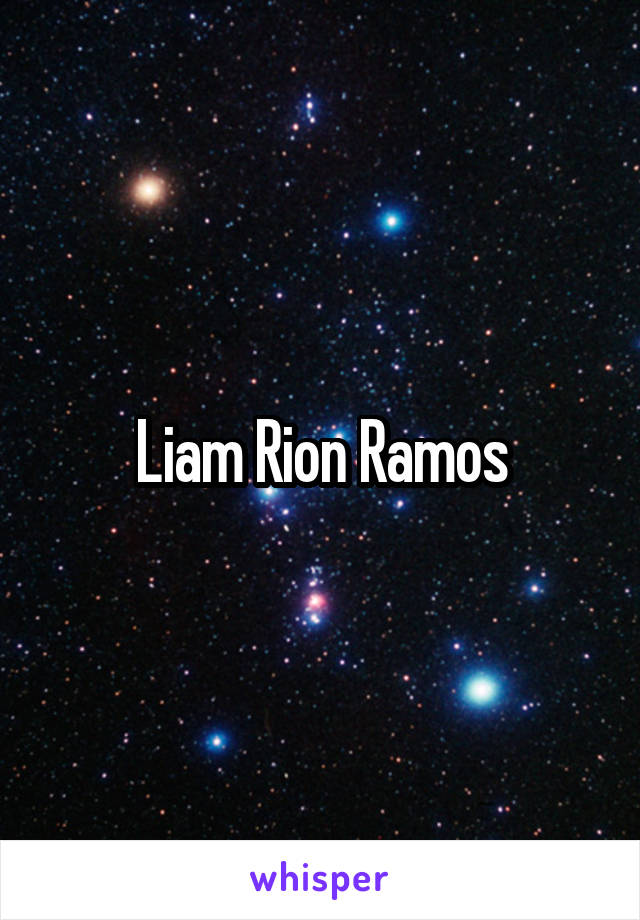 Liam Rion Ramos