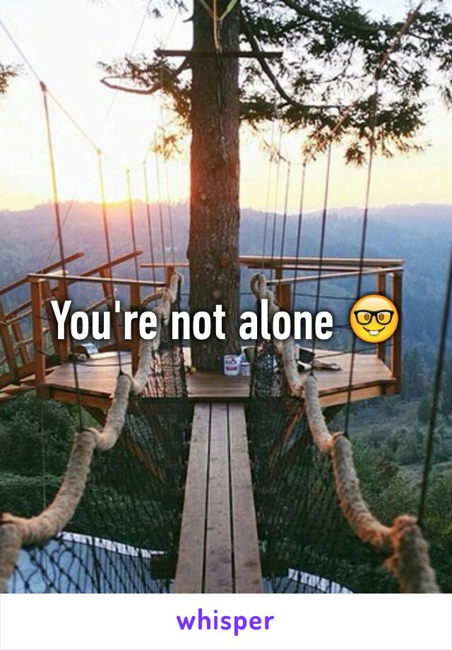 You're not alone 🤓