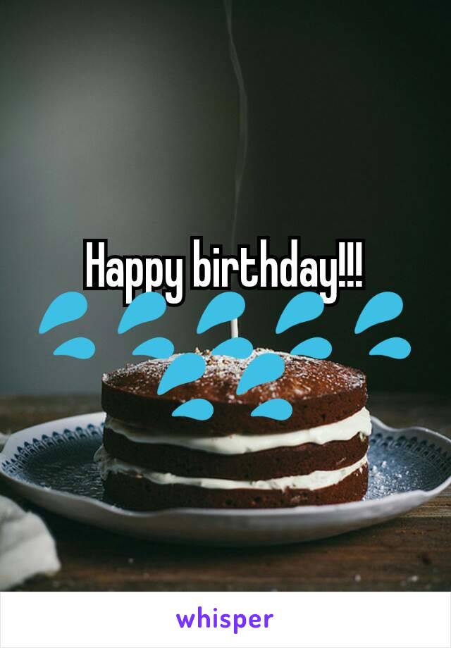 Happy birthday!!!
💦💦💦💦💦💦💦