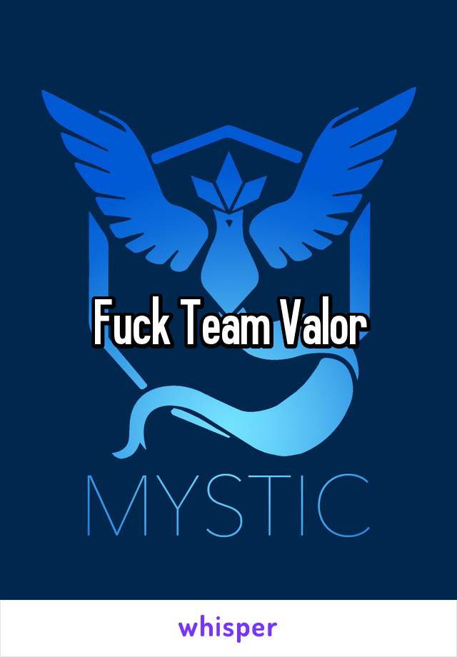 Fuck Team Valor