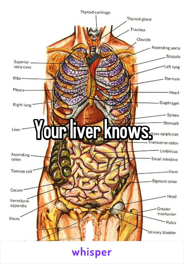 Your liver knows.