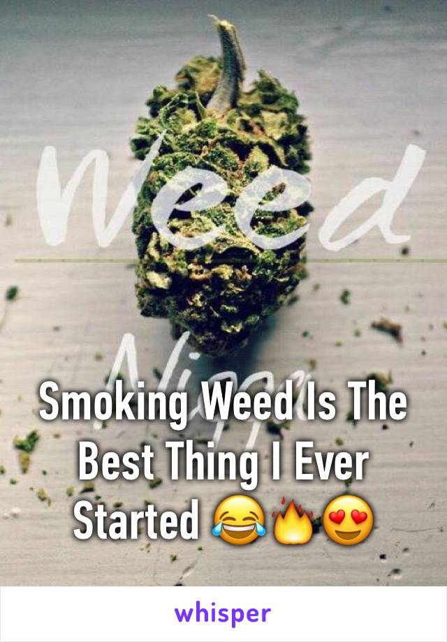 Smoking Weed Is The Best Thing I Ever Started 😂🔥😍