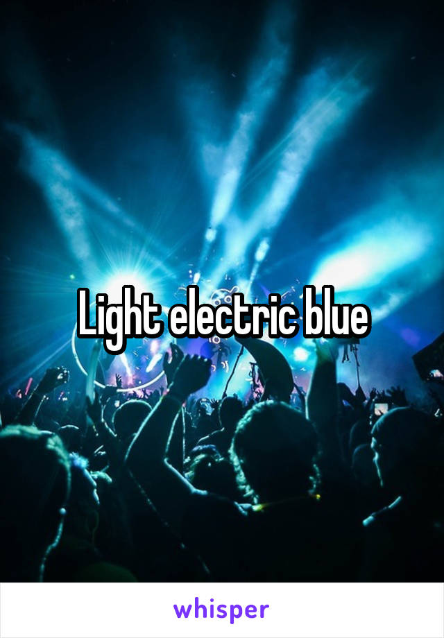 Light electric blue