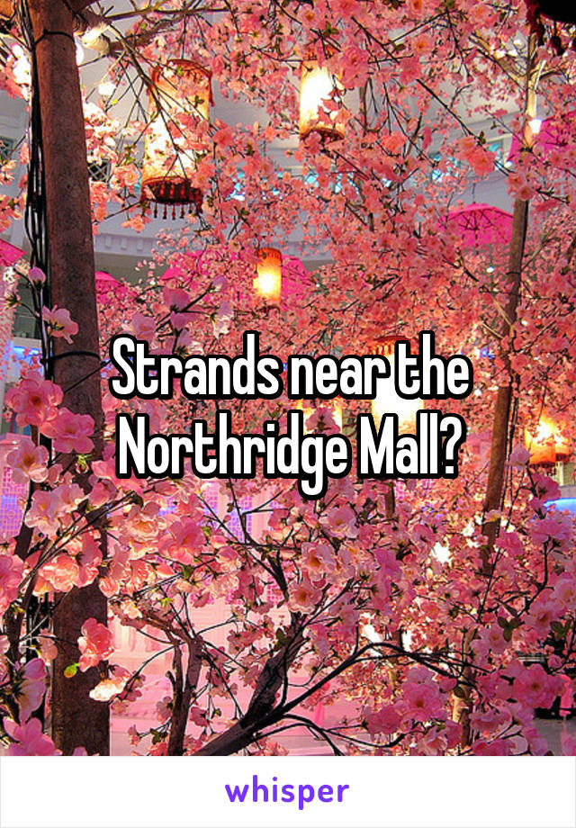 Strands near the Northridge Mall?