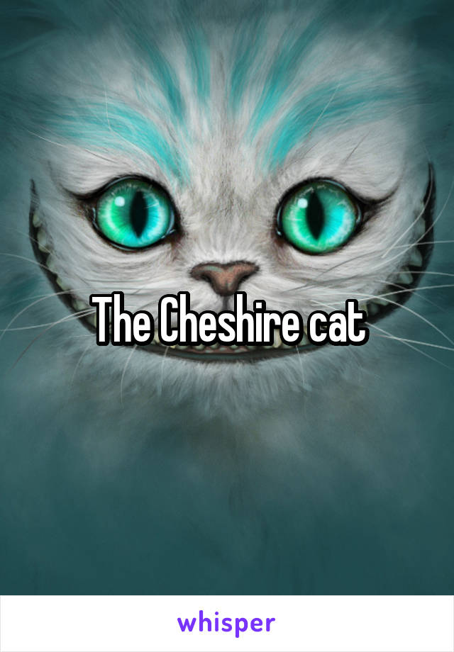 The Cheshire cat