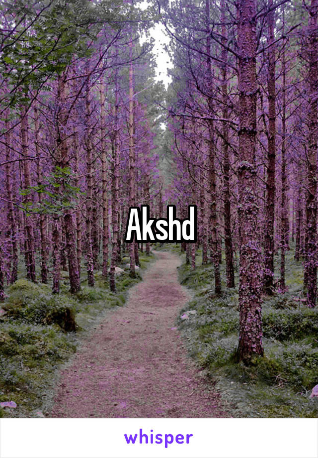 Akshd