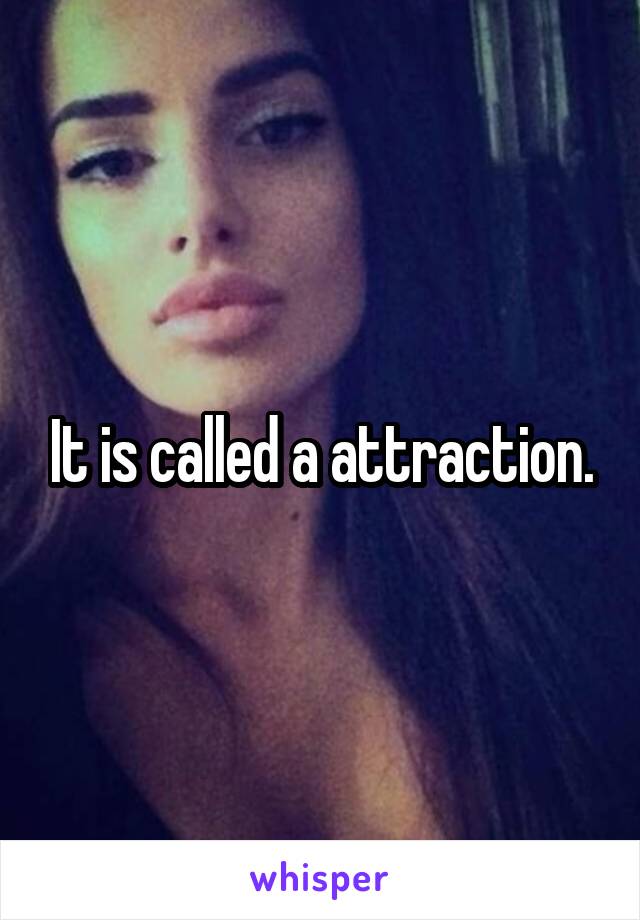 It is called a attraction.