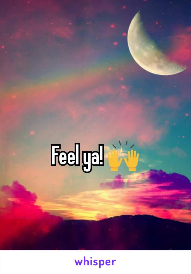 Feel ya! 🙌