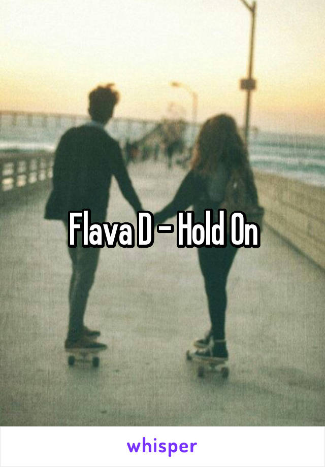 Flava D - Hold On