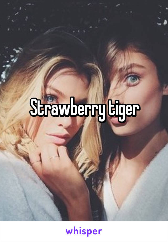 Strawberry tiger
