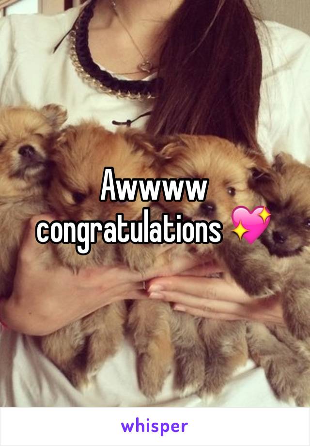Awwww congratulations 💖