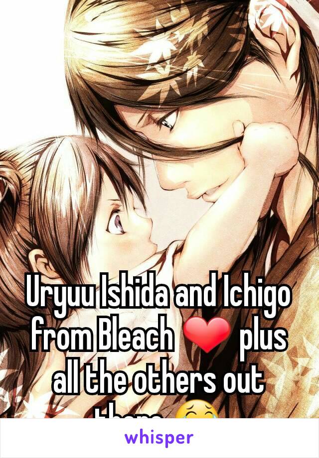 Uryuu Ishida and Ichigo from Bleach ❤ plus all the others out there 😂