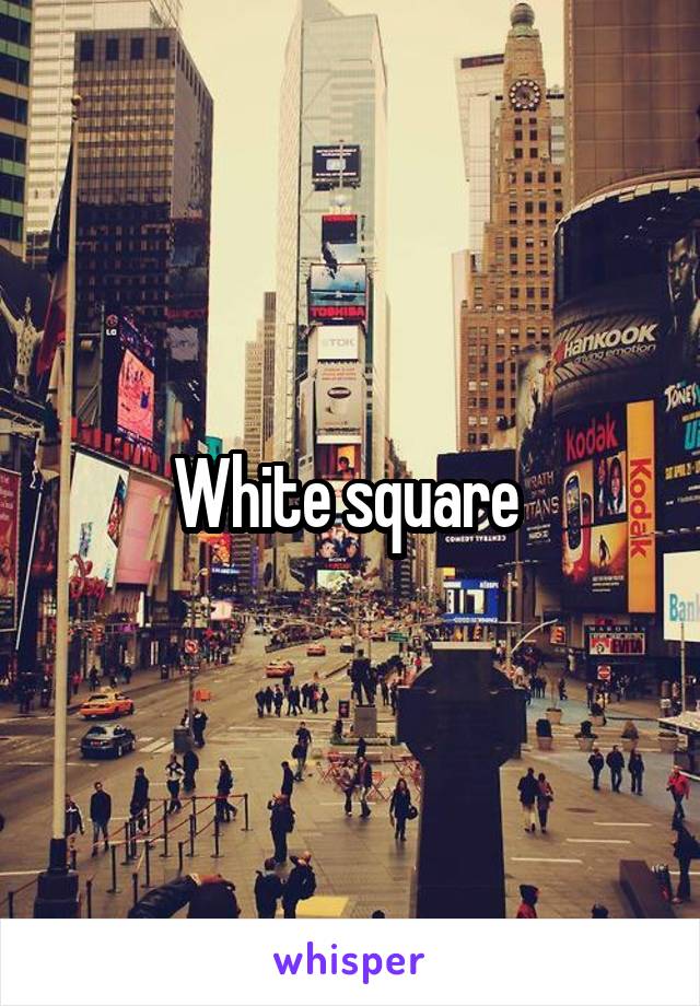 White square 