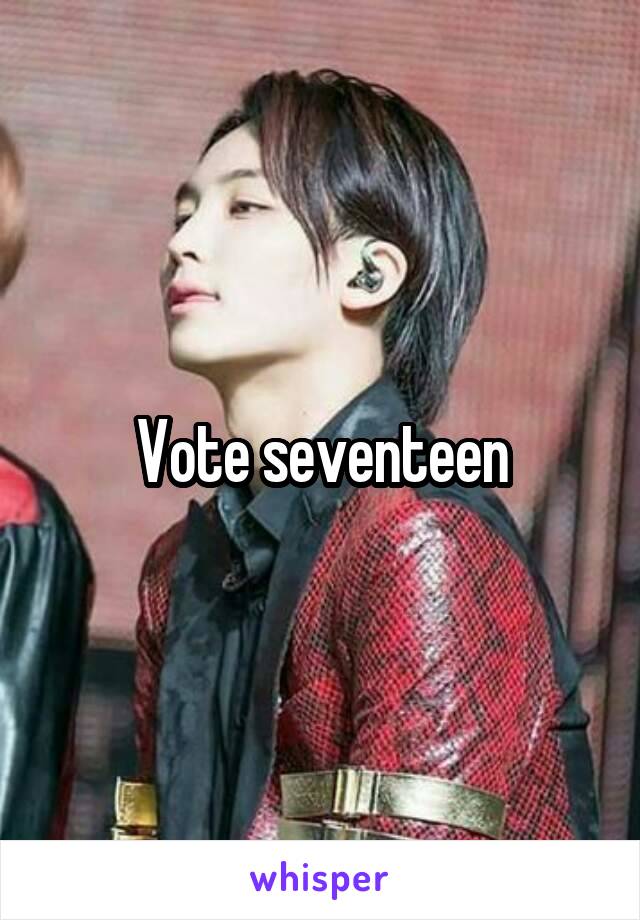 Vote seventeen