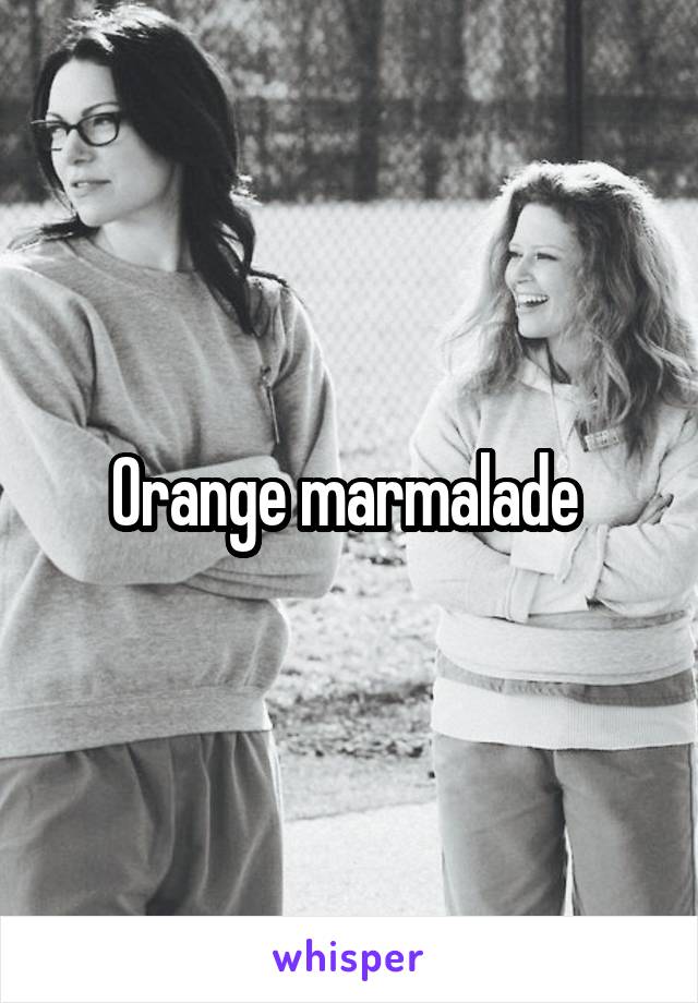 Orange marmalade 