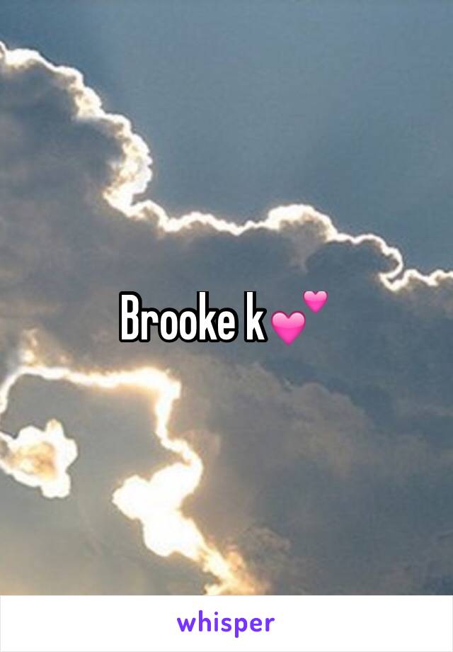 Brooke k💕