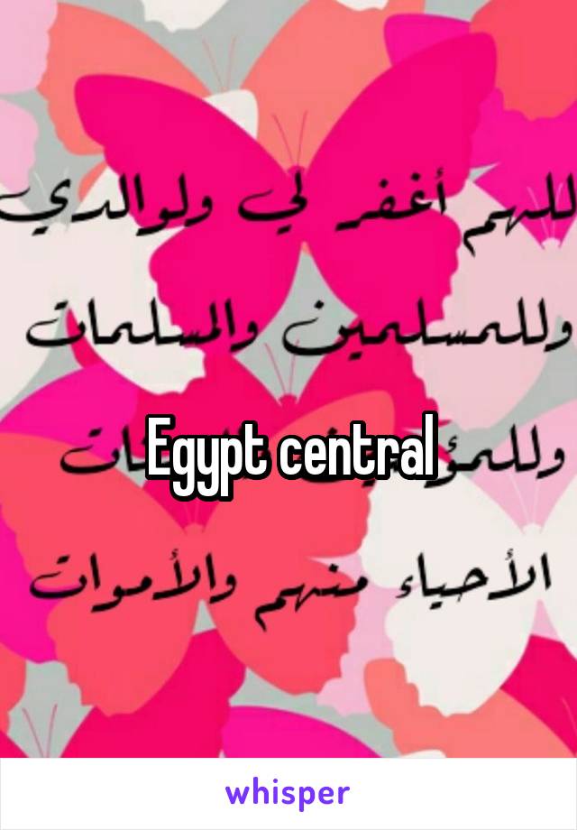  
Egypt central