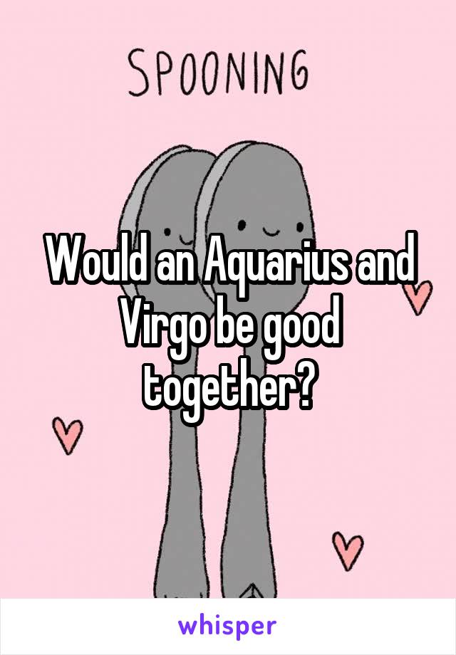Would an Aquarius and Virgo be good together?