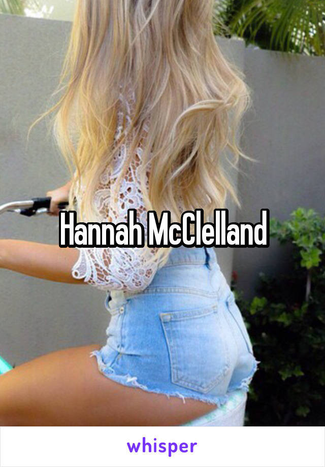 Hannah McClelland