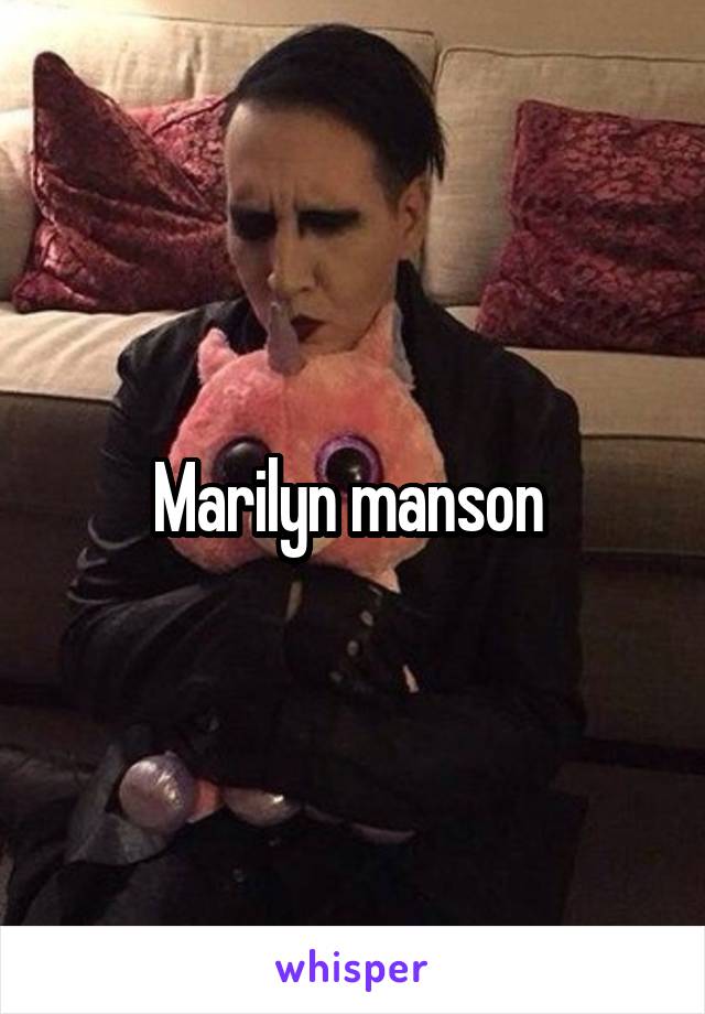 Marilyn manson 