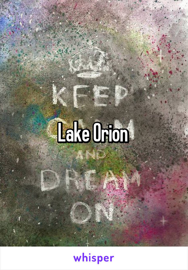 Lake Orion 