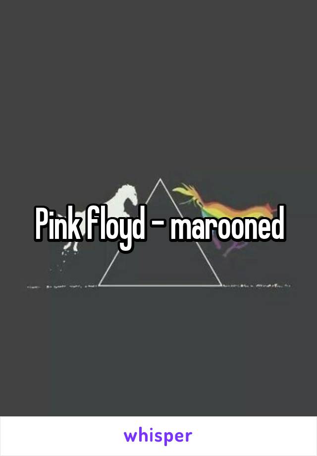 Pink floyd - marooned
