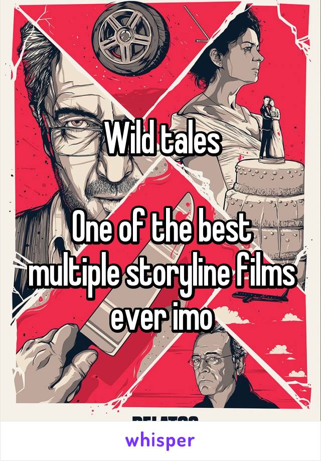 
Wild tales

One of the best multiple storyline films ever imo
