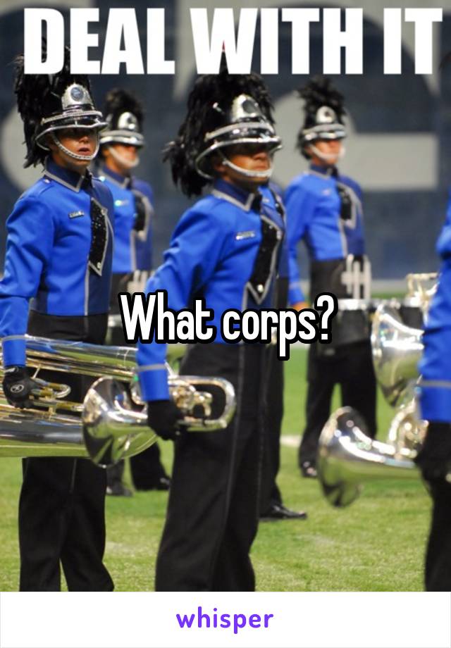 What corps?