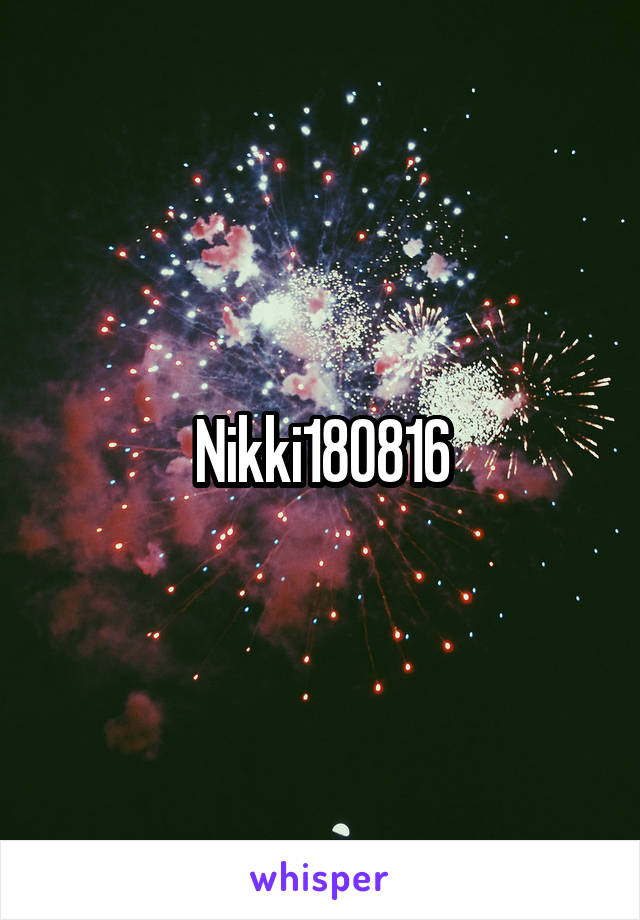 Nikki180816