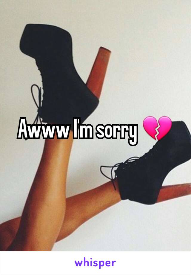 Awww I'm sorry 💔