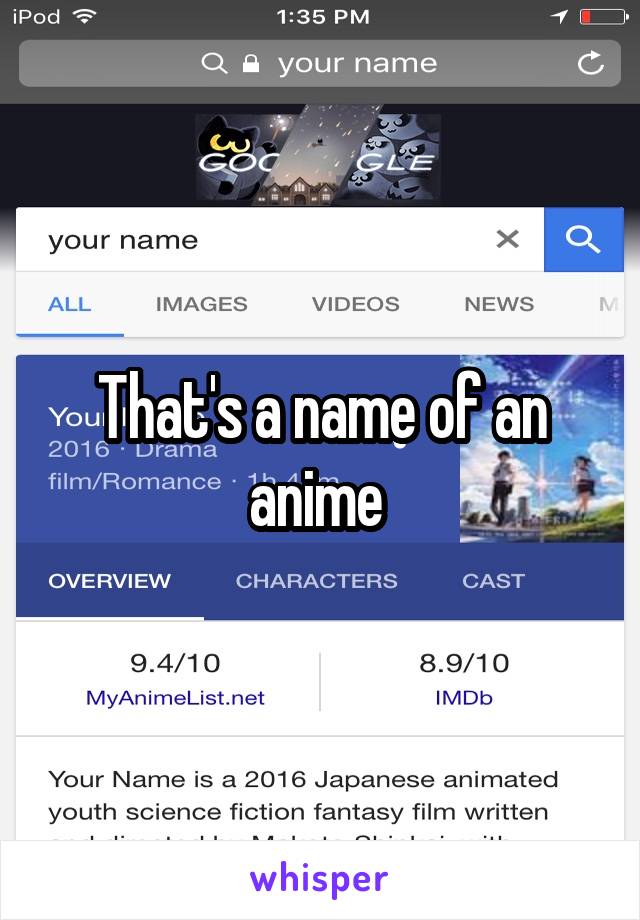 That's a name of an anime 