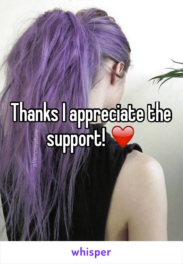 Thanks I appreciate the support! ❤️