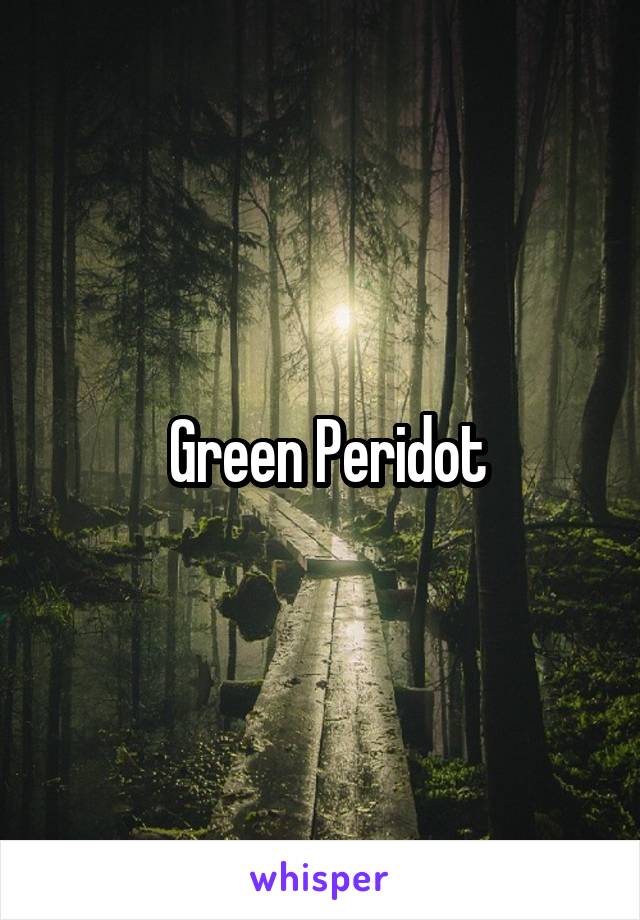  Green Peridot