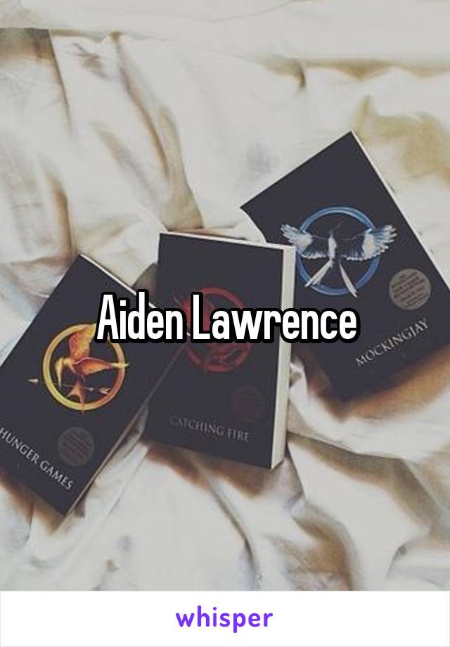 Aiden Lawrence